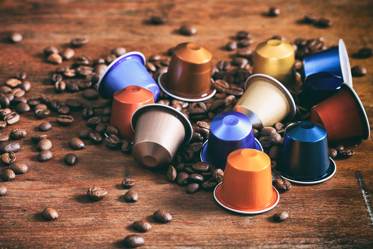 capsule, cialde per macchinetta del caffè