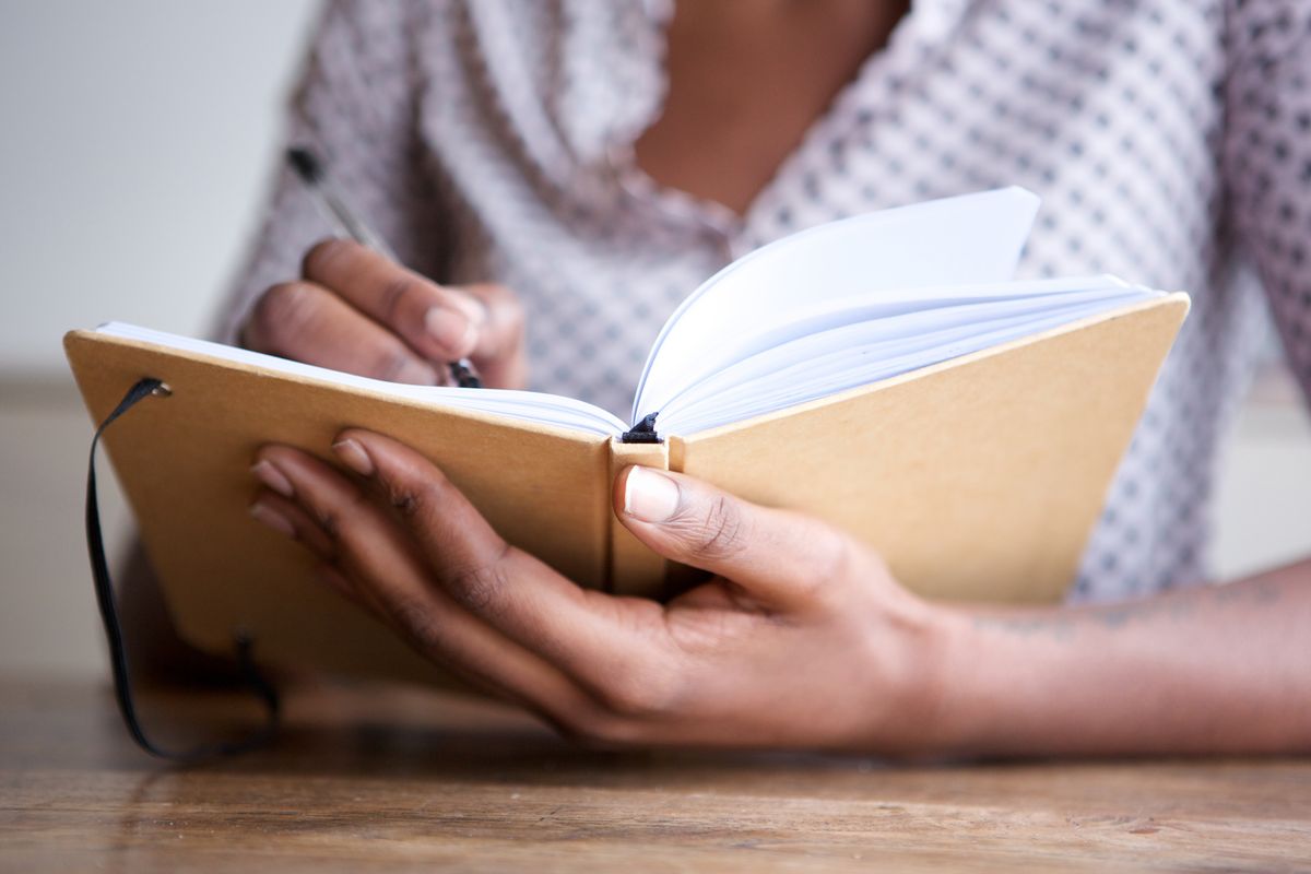 Mani Diario Scrivere Ragazza Penna Quaderno