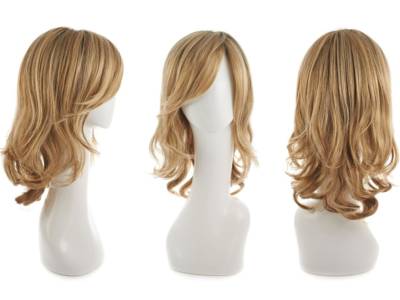 Parrucca Bionda Donna Manichino