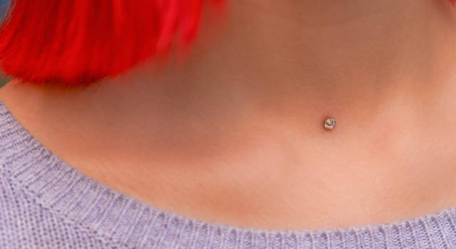 Set 7 Paia Anelli Per Capezzoli In Acciaio 316L - 14G, Con CZ, Cuore, Farfalla, Serpente, Per Piercing Donne