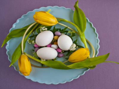 Centrotavola Uova Sode Pasqua