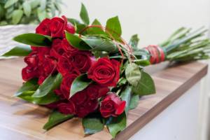 mazzo rose rosse bouquet