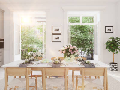 tavola apparecchiata pasqua stile nordico