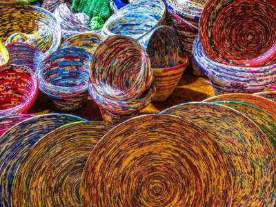 ciotole sottopiatti artigianali colorati