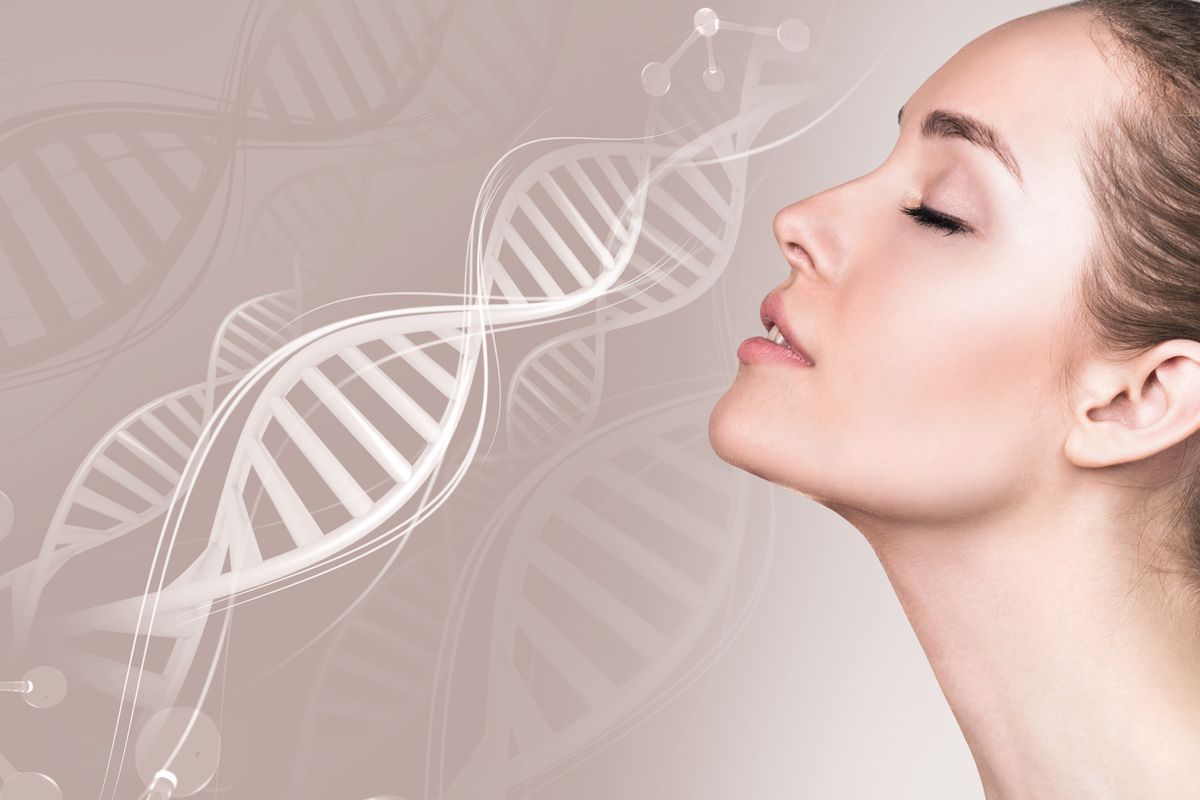 donna viso collagene