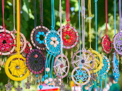 acchiappasogni colorati