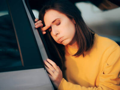 donna nausea mal d'auto