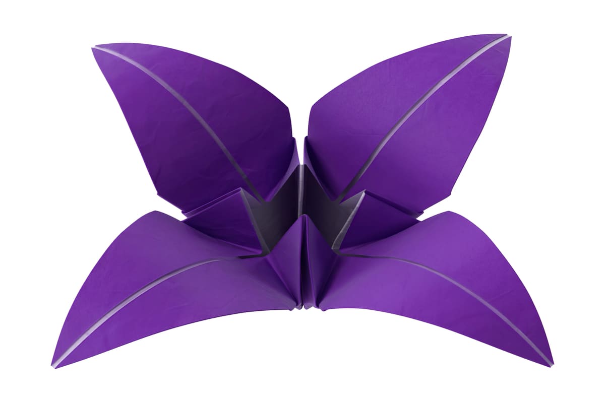 fiore giglio carta origami