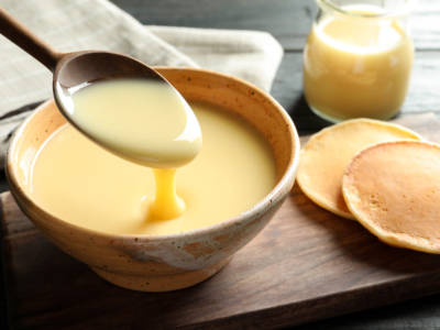 latte condensato pancake