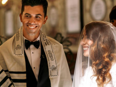 matrimonio ebraico sposi