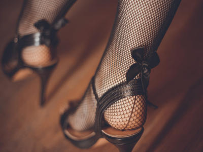 tacchi sandali calze