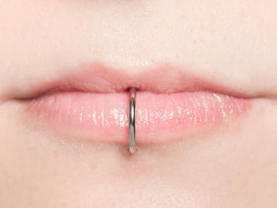 piercing labbra