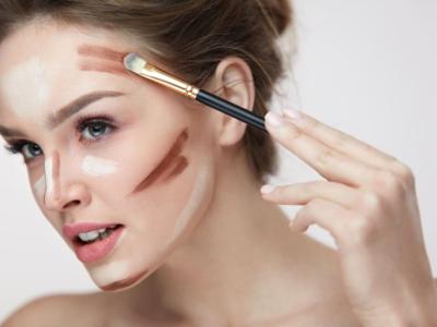 trucco viso contouring