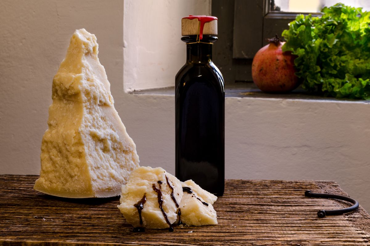 Aceto balsamico e parmigiano