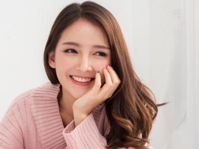 viso ragazza coreana sorriso