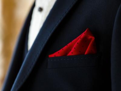 fazzoletto taschino abito