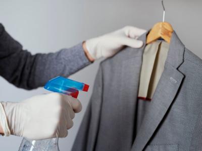 pulizia spray giacca abito