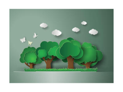 riciclo creativo alberi