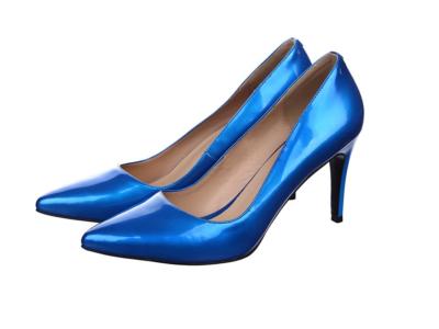 scarpe decollete blu elettrico
