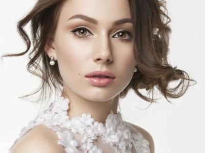 trucco donna ombretto bianco