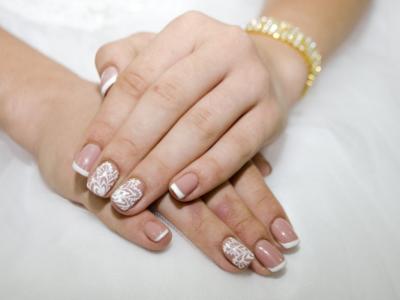 unghie nailart effetto pizzo