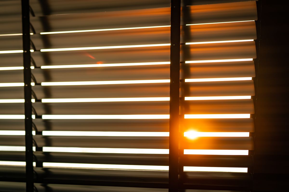 persiana alluminio abbassata