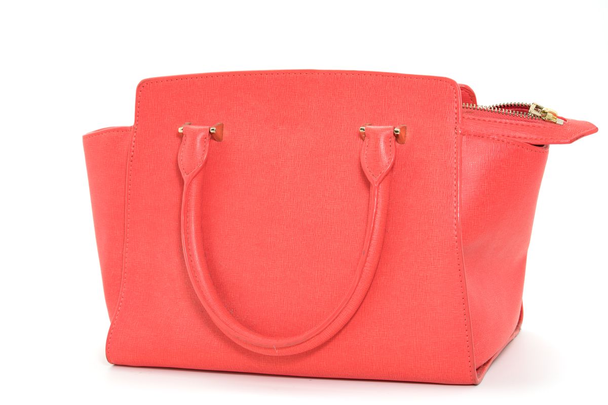 borsa rosso corallo