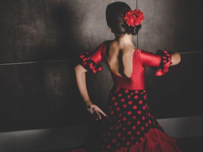 Donna balla il flamenco