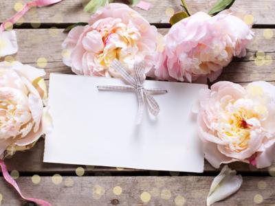 Segnaposto con fiori