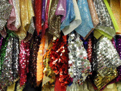 tessuti con paiettes