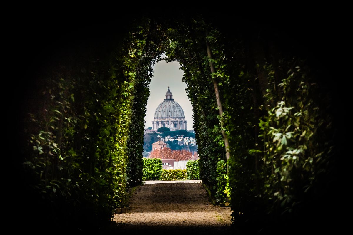 vista cupola piazza san pietro