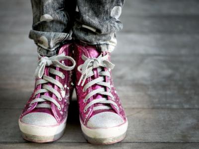 Converse con glitter