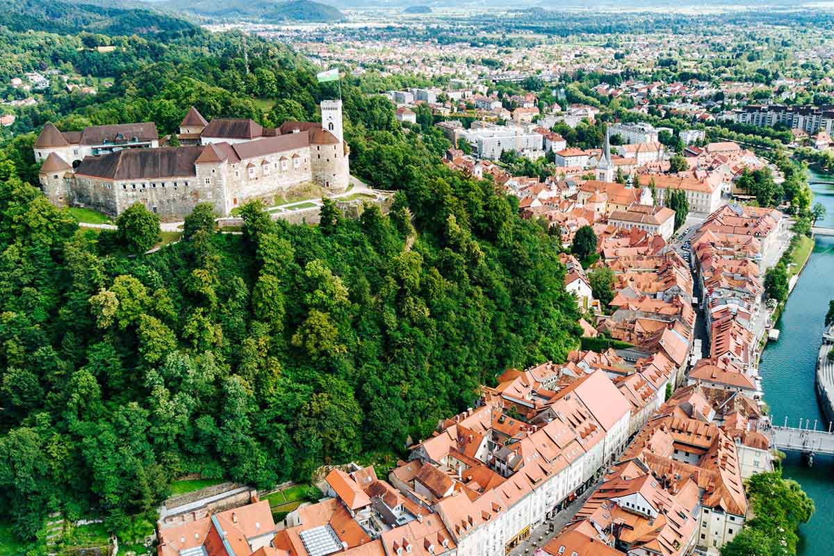 Lubiana Slovenia Città