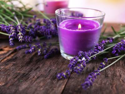 Candele Aromaterapia Lavanda