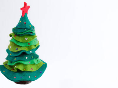 L’ albero di Natale in feltro: soluzioni fai-da-te