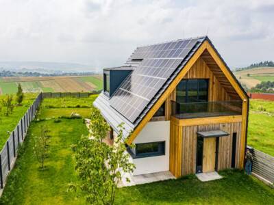 Casa in Legno Impianto Fotovoltaico