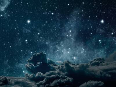 Costellazioni Stelle Nuvole Notte