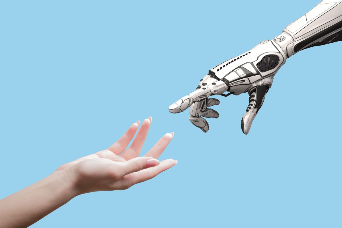 mani umano robot