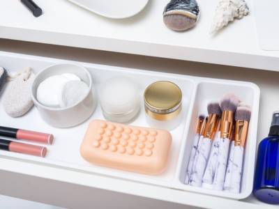 Bagno ordinato e organizzato