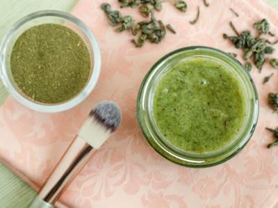 Maschera tè matcha