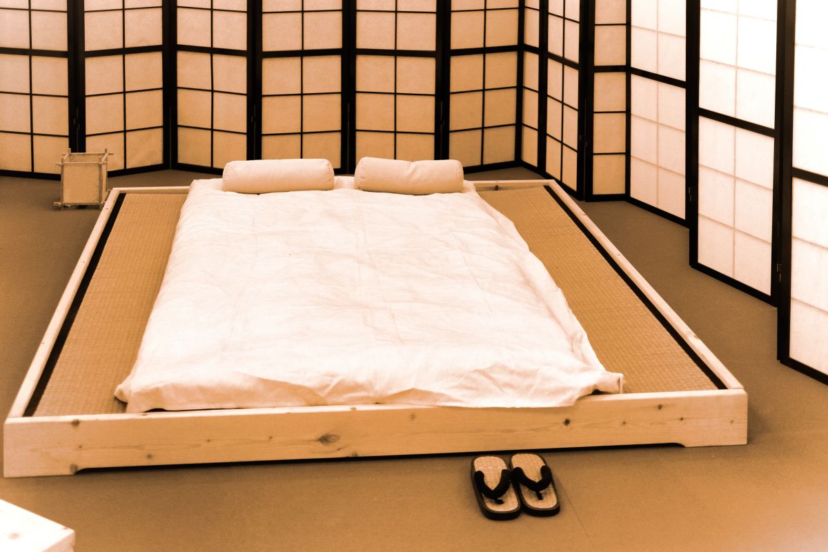 futon letto giapponese
