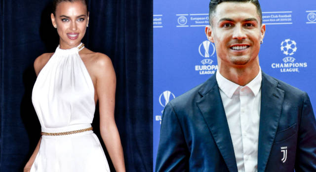 Il Calciatore Cristiano Ronaldo con la Fidanzata Irina Shayk alla Premiazione del Pallone d&#8217;Oro