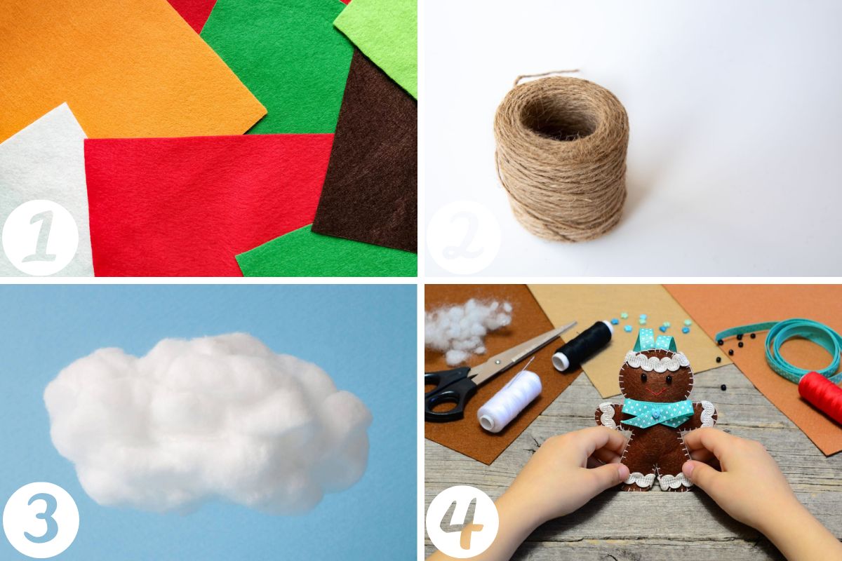 Decorazioni natalizie feltro