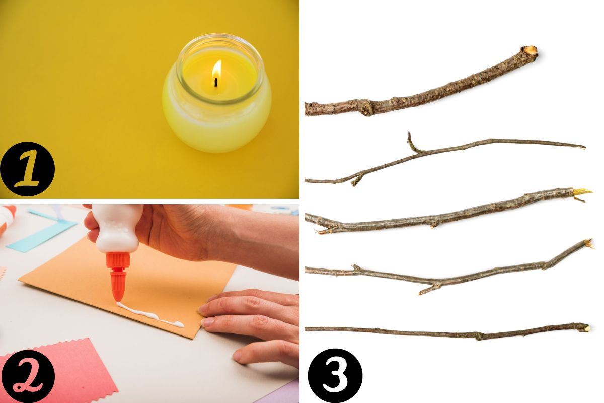 Decorazioni natalizie candele