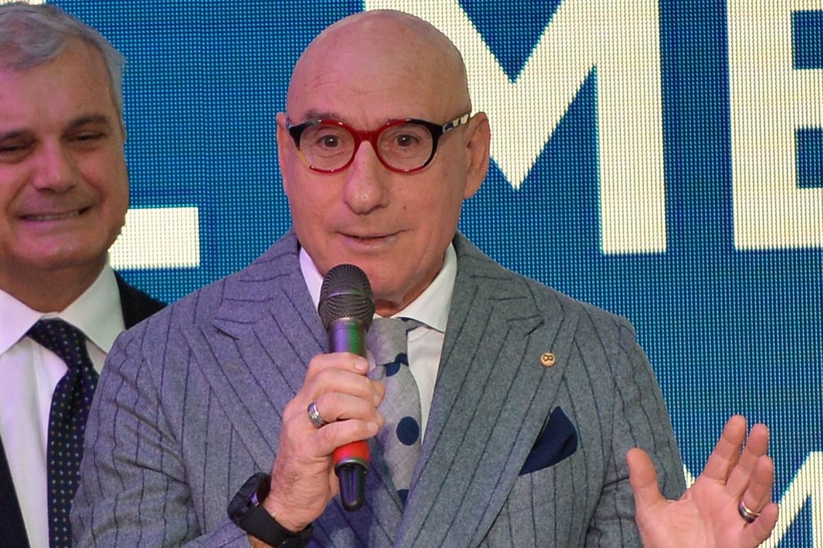 Francesco "Ciccio" Graziani durante la cerimonia dei Collari d'Oro del Comitato Olimpico Nazionale Italiano
