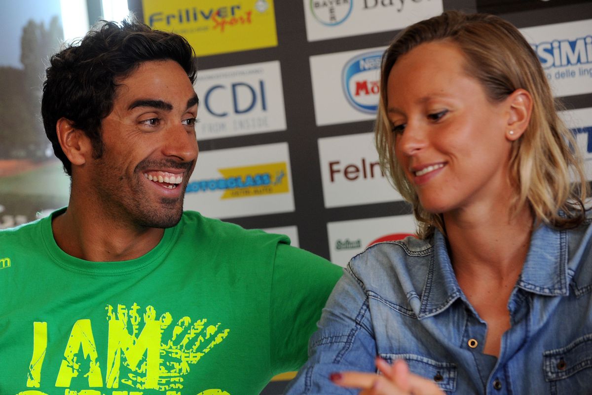 Federica Pellegrini con Filippo Magnini