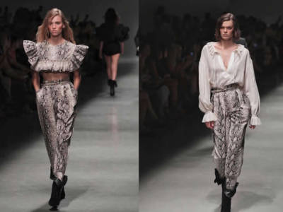 Moda animalier primavera estate 2019, il pitonato by Philosophy