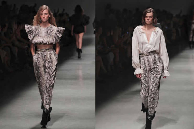 Moda animalier primavera estate 2019 maculato e pitonato