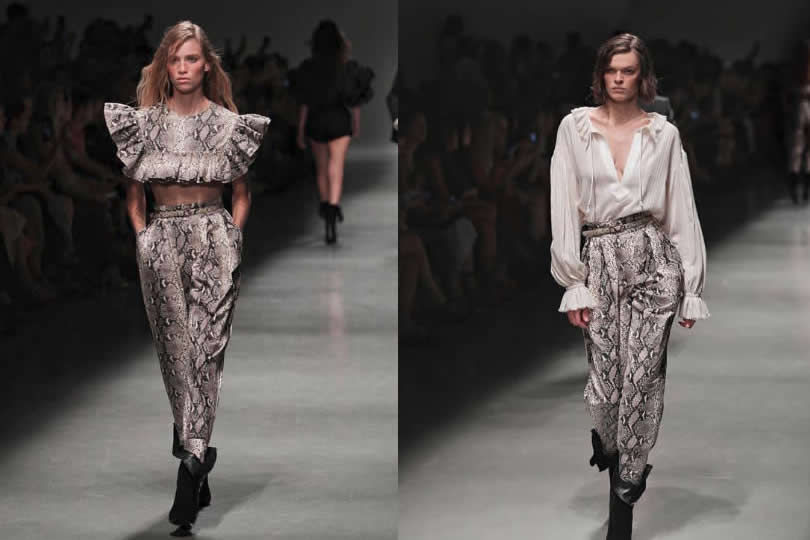 Moda animalier primavera estate 2019, il pitonato by Philosophy