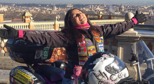 Yaneth Alvarez: la biker colombiana contro la violenza sulle donne